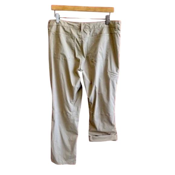 Orvis travel Adjustable Capri pants beige Nylon Hiking Trail Cargo Women’s 14 - Picture 5 of 8